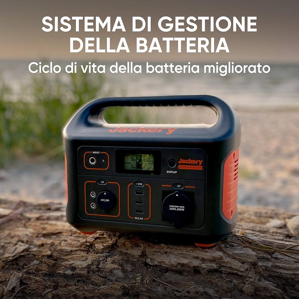 Jackery Explorer 500 ソーラー発電機 Jackery Explorer 500 Power Station Portatile